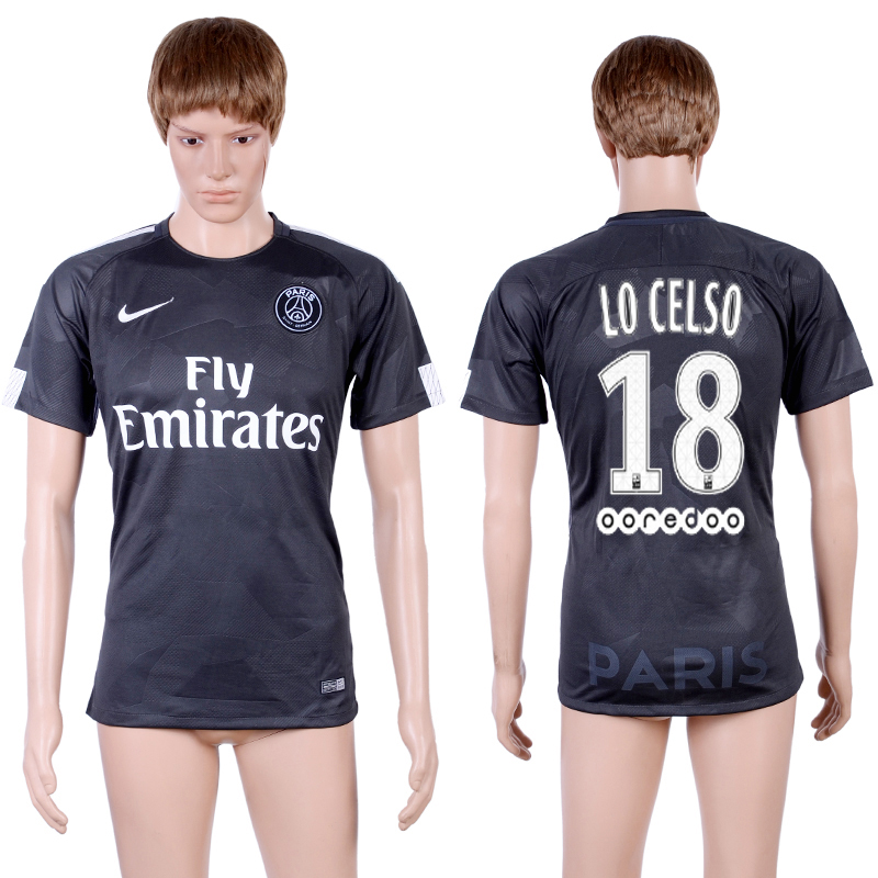 2017-18 Paris Saint-Germain 18 LO CELSO Third Away Thailand Soccer Jersey