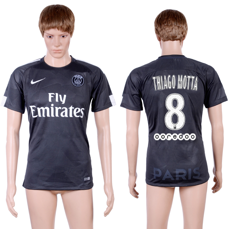 2017-18 Paris Saint-Germain 8 THIAGO MOTTAThird Away Thailand Soccer Jersey 2017-18 Paris Saint-Germain 8 THIAGO MOTTAThird Away Thailand Soccer Jersey