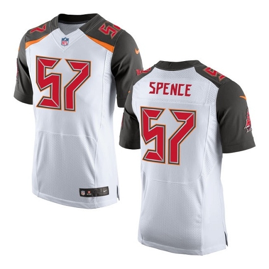 Nike Buccaneers 57 Noah Spence White Elite Jersey - Click Image to Close