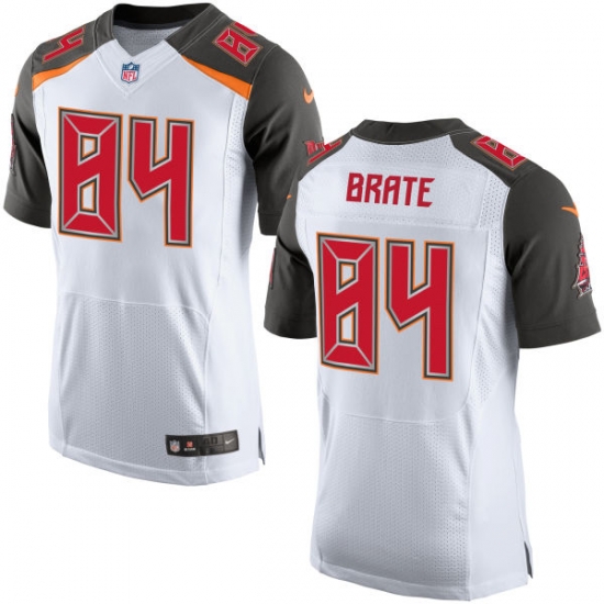 Nike Buccaneers 84 Cameron Brate White Elite Jersey - Click Image to Close