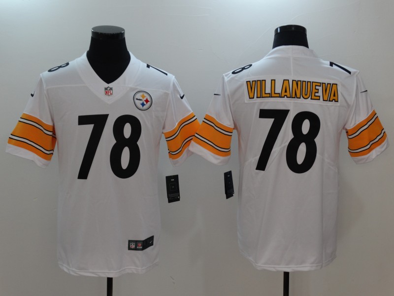 Nike Steelers 78 Alejandro Villanueva White Youth Vapor Untouchable Players Limited Jersey - Click Image to Close