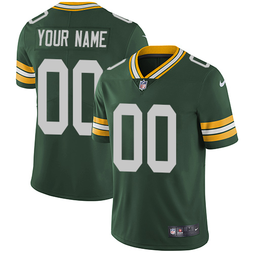 Nike Packers Green Men's Customized Vapor Untouchable Player Limited Jersey