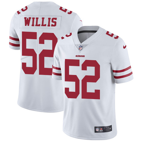 Nike 49ers 52 Patrick Willis White Youth Vapor Untouchable Player Limited Jersey