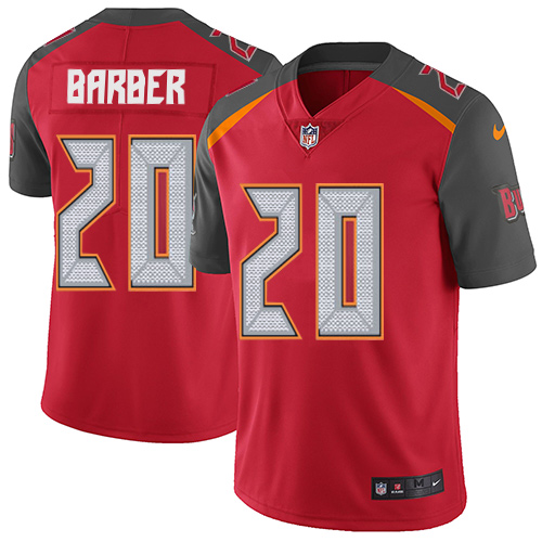 Nike Buccaneers 20 Ronde Barber Red Vapor Untouchable Player Limited Jersey