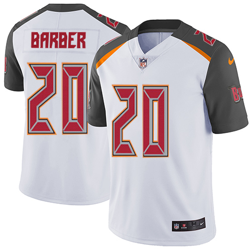 Nike Buccaneers 20 Ronde Barber White Vapor Untouchable Player Limited Jersey