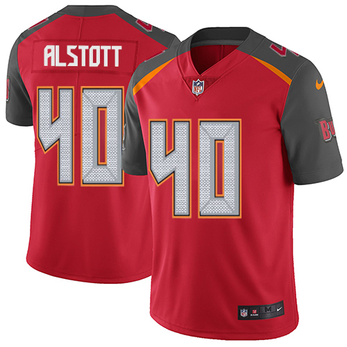 Nike Buccaneers 40 Mike Alstott Red Youth Vapor Untouchable Player Limited Jersey