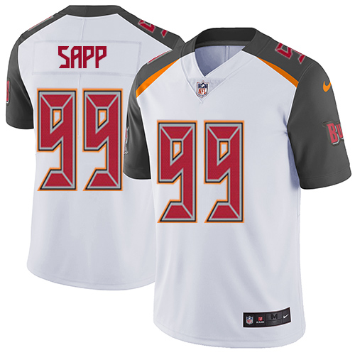 Nike Buccaneers 99 Warren Sapp White Youth Vapor Untouchable Player Limited Jersey