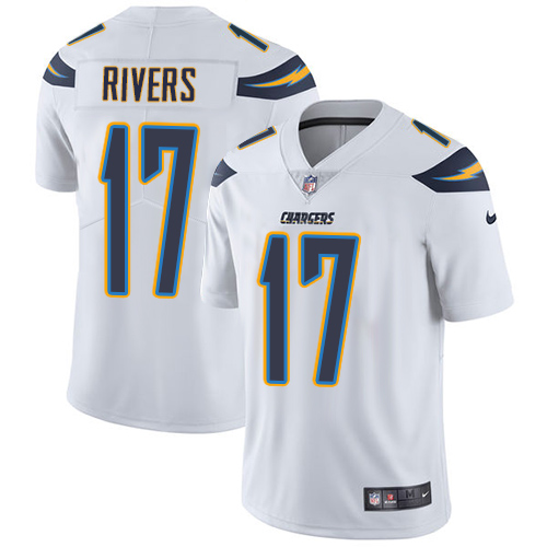 Nike Chargers 17 Philip Rivers White Vapor Untouchable Player Limited Jersey
