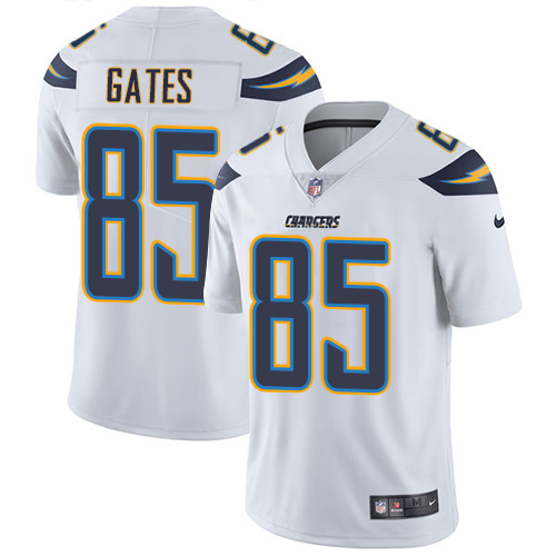 Nike Chargers 85 Antonio Gates White Youth Vapor Untouchable Player Limited Jersey