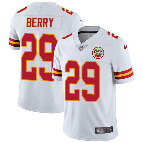 Nike Chiefs 29 Eric Berry White Vapor Untouchable Player Limited Jersey
