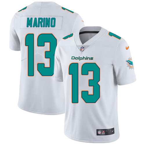 Nike Dolphins 13 Dan Marino White Youth Vapor Untouchable Player Limited Jersey