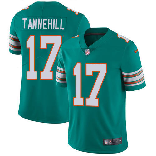 Nike Dolphins 17 Ryan Tannehill Aqua Throwback Vapor Untouchable Player Limited Jersey