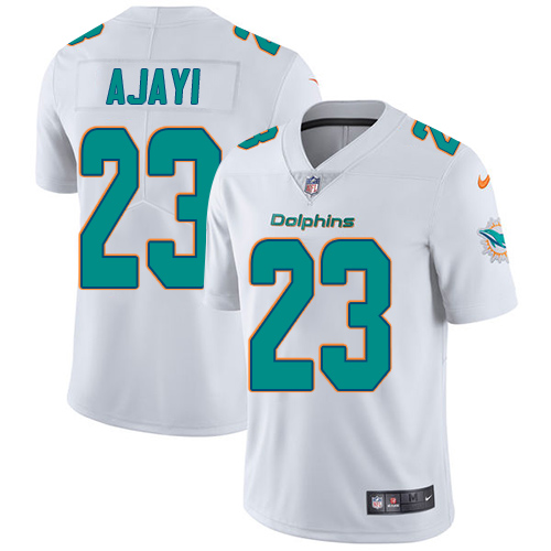 Nike Dolphins 23 Jay Ajayi White Vapor Untouchable Player Limited Jersey