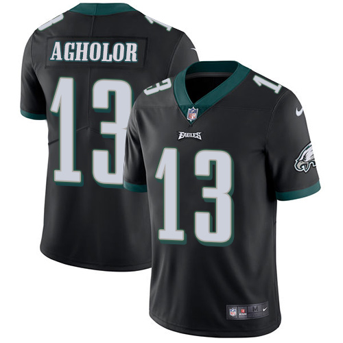 Nike Eagles 13 Nelson Agholor Black Youth Vapor Untouchable Player Limited Jersey