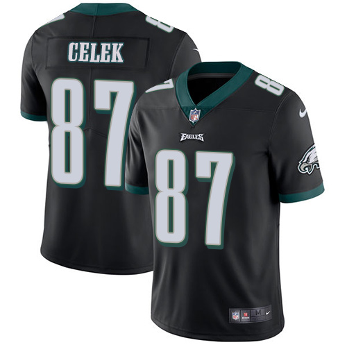 Nike Eagles 87 Brent Clark Black Youth Vapor Untouchable Player Limited Jersey