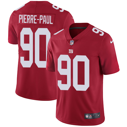 Nike Giants 90 Jason Pierre-Paul Red Vapor Untouchable Player Limited Jersey