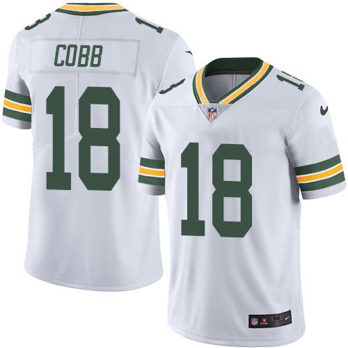 Nike Packers 18 Randall Cobb White Youth Vapor Untouchable Player Limited Jersey