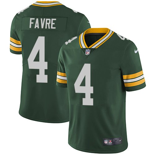 Nike Packers 4 Brett Favre Green Youth Vapor Untouchable Player Limited Jersey