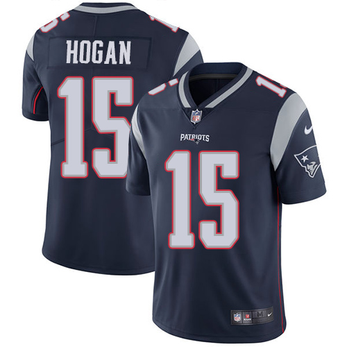 Nike Patriots 15 Chris Hogan Navy Vapor Untouchable Player Limited Jersey