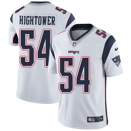 Nike Patriots 54 Dont'a Hightower White Vapor Untouchable Player Limited Jersey