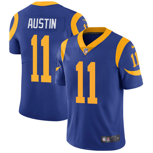Nike Rams 11 Tavon Austin Royal Vapor Untouchable Player Limited Jersey