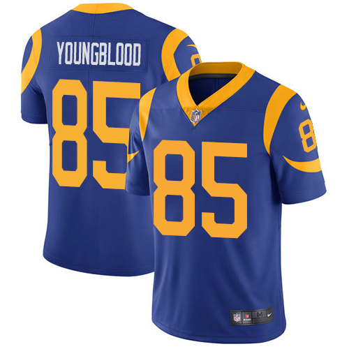 Nike Rams 85 Jack Youngblood Royal Vapor Untouchable Player Limited Jersey