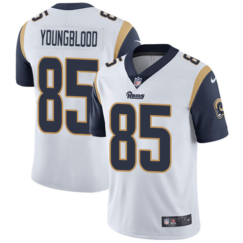Nike Rams 85 Jack Youngblood White Vapor Untouchable Player Limited Jersey