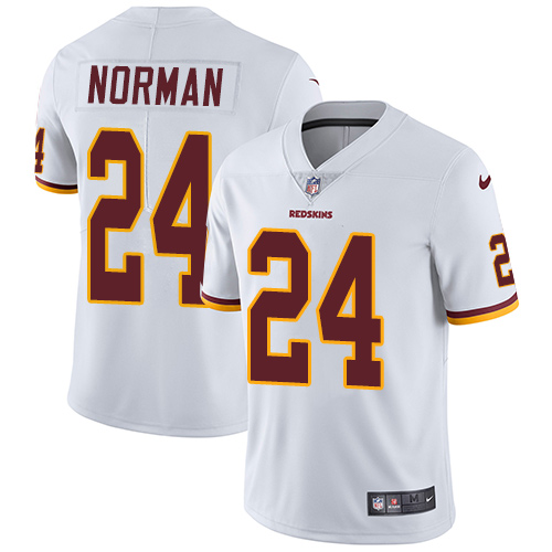 Nike Redskins 24 Josh Norman White Youth Vapor Untouchable Player Limited Jersey