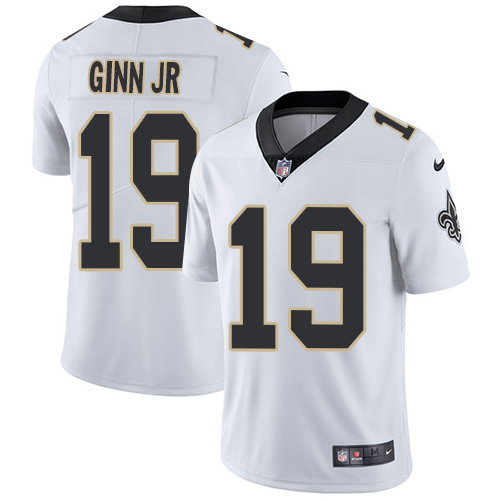 Nike Saints 19 Ted Ginn Jr. White Youth Vapor Untouchable Player Limited Jersey