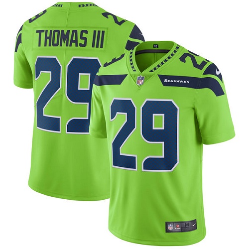 Nike Seahawks 29 Earl Thomas III Green Vapor Untouchable Player Limited Jersey - Click Image to Close