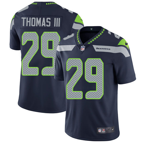 Nike Seahawks 29 Earl Thomas III Navy Youth Vapor Untouchable Player Limited Jersey