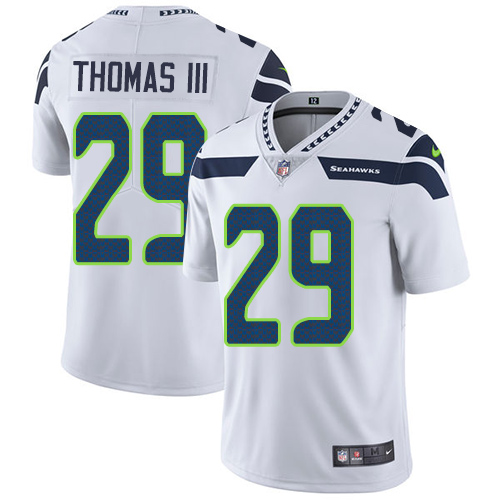 Nike Seahawks 29 Earl Thomas III White Vapor Untouchable Player Limited Jersey