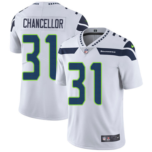 Nike Seahawks 31 Kam Chancellor White Youth Vapor Untouchable Player Limited Jersey