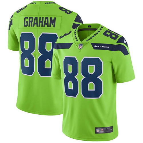 Nike Seahawks 88 Jimmy Graham Green Vapor Untouchable Player Limited Jersey