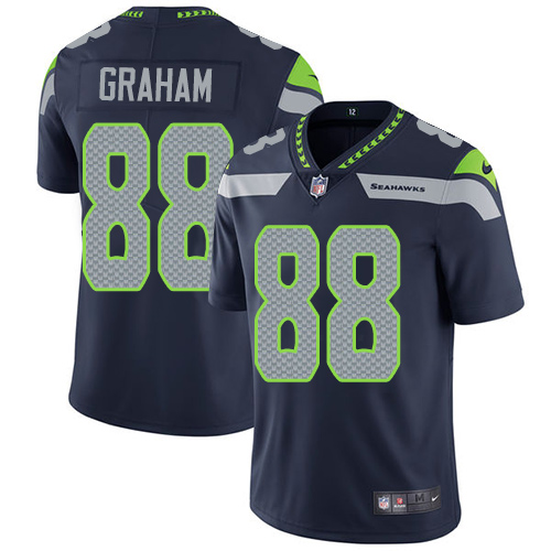 Nike Seahawks 88 Jimmy Graham Navy Vapor Untouchable Player Limited Jersey