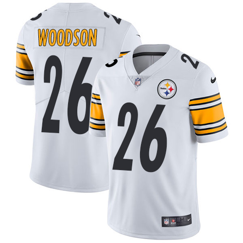 Nike Steelers 26 Rod Woodson White Youth Vapor Untouchable Player Limited Jersey