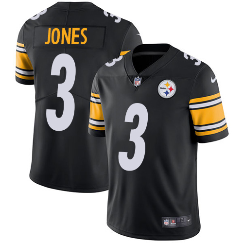 Nike Steelers 3 Landry Jones Black Youth Vapor Untouchable Player Limited Jersey