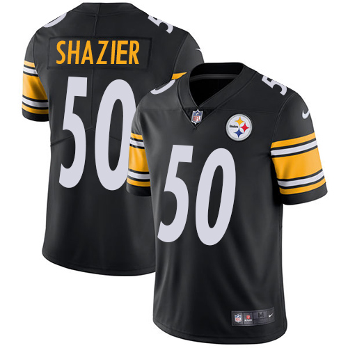 Nike Steelers 50 Ryan Shazier Black Vapor Untouchable Player Limited Jersey - Click Image to Close