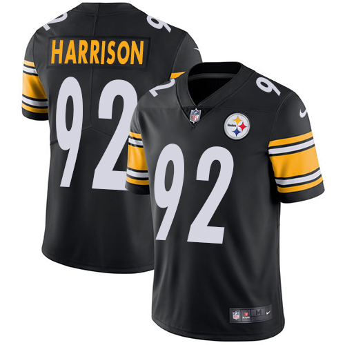Nike Steelers 92 James Harrison Black Vapor Untouchable Player Limited Jersey