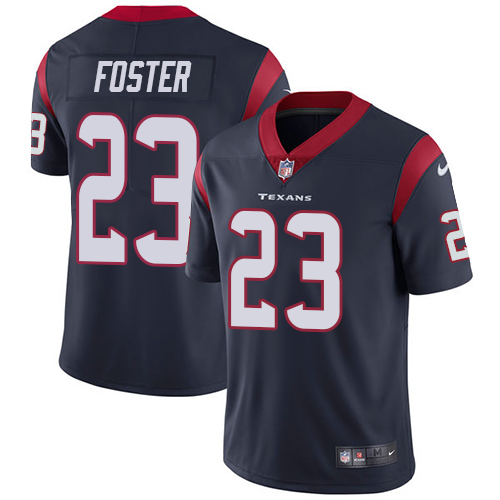 Nike Texans 23 Arian Foster Navy Vapor Untouchable Player Limited Jersey