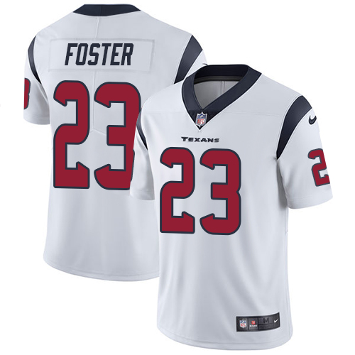 Nike Texans 23 Arian Foster White Vapor Untouchable Player Limited Jersey