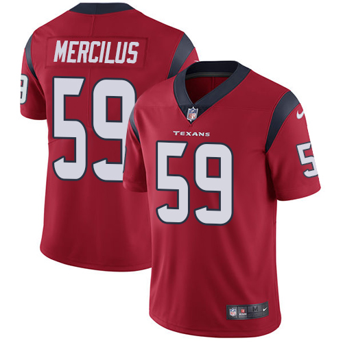 Nike Texans 59 Whitney Mercilus Red Youth Vapor Untouchable Player Limited Jersey