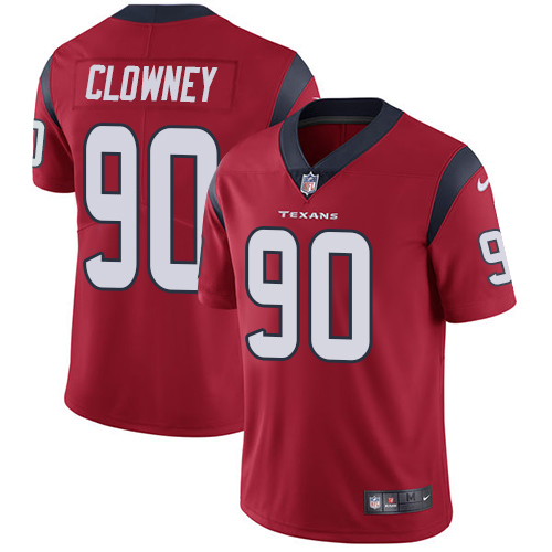 Nike Texans 90 Jadeveon Clowney Red Vapor Untouchable Player Limited Jersey