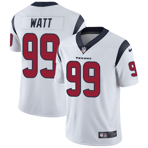 Nike Texans 99 J.J. Watt White Vapor Untouchable Player Limited Jersey