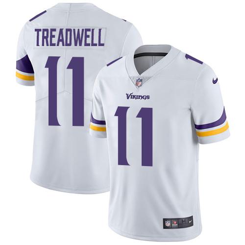 Nike Vikings 11 Laquon Trendwell White Vapor Untouchable Player Limited Jersey