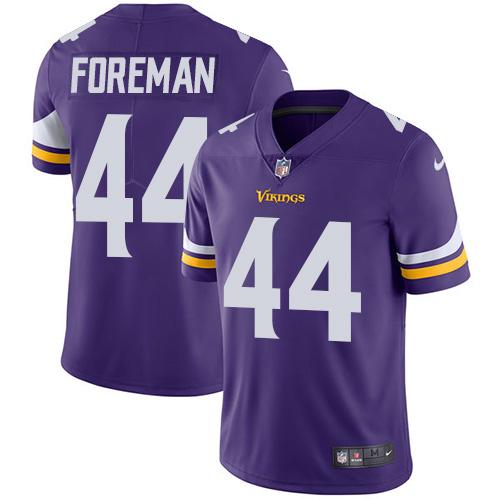 Nike Vikings 44 Chuck Foreman Purple Youth Vapor Untouchable Player Limited Jersey