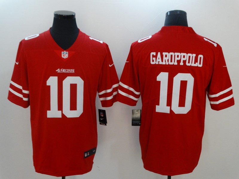Nike 49ers 10 Jimmy Garoppolo Red Youth Vapor Untouchable Player Limited Jersey
