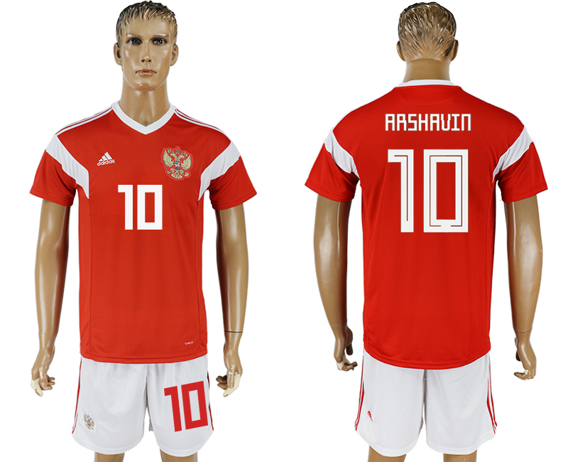 Russia 10 ARSHAVIN Home 2018 FIFA World Cup Soccer Jersey