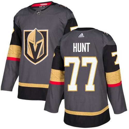 Vegas Golden Knights 77 Brad Hunt Gray Adidas Jersey