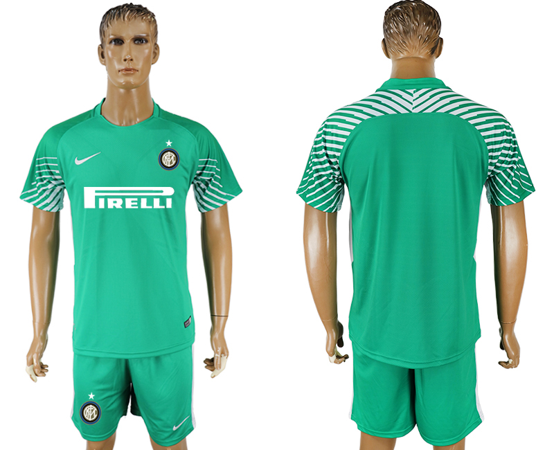 2017-18 Inter Milan Green Goalkeeper Soccer Jersey